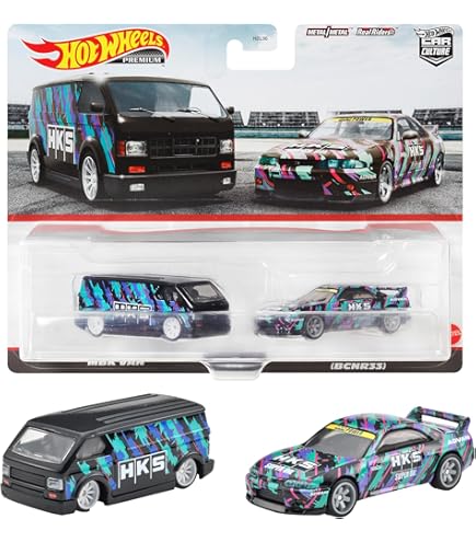 Amazon | ホットウィール(Hot Wheels) プレミアム 2パック 日産